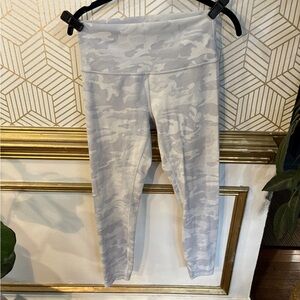 Lululemon Athletica Gray Camouflage Leggings
